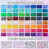 Pony Beads Kandi Set (2400pcs)